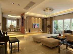 3D客厅隔段效果图